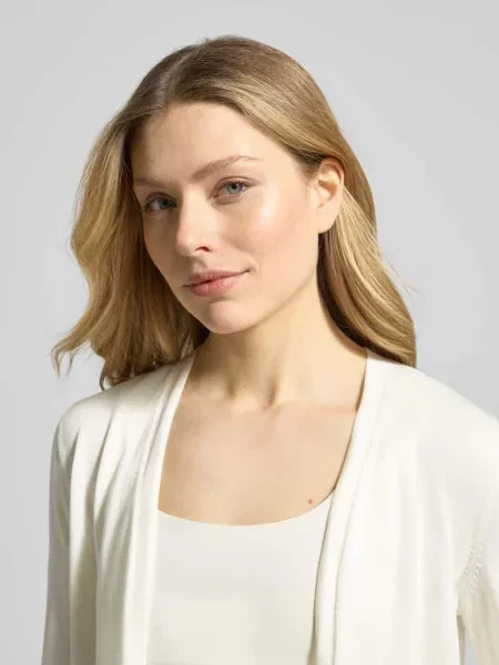 Kardigan z mieszanki bawełny i krój regular fit S.oliver Red Label biały