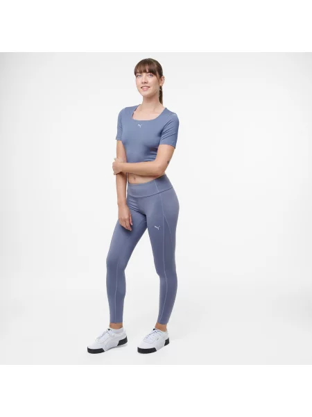 Legginsy fitness Puma fioletowe