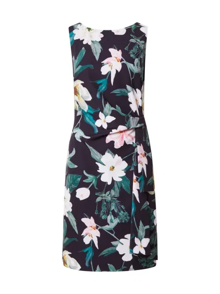 Vera Mont Obleka temno modra / jelka / svetlo roza bela