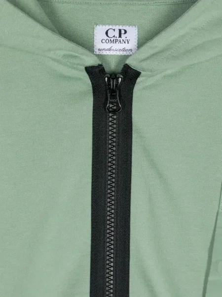 Bluza z kapturem dziecięca C.p. Company zielona