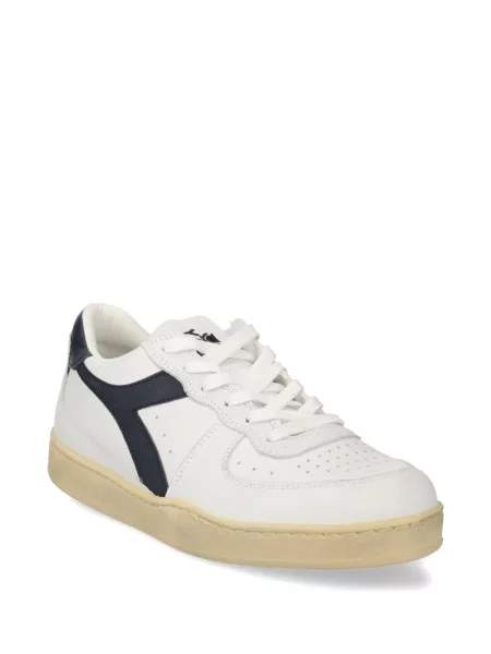 Sneakerși Diadora din piele alb