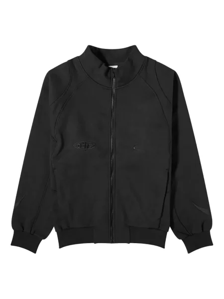 Ochelari de soare Nike cu cordon din jerseu cu imprimeu abstract gri