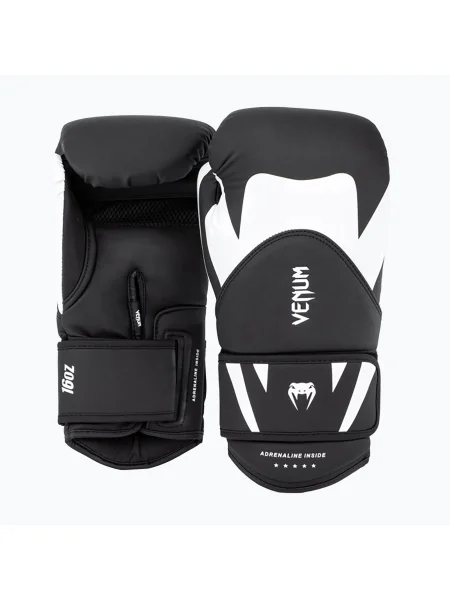 Mănuși de box pentru bărbați Venum Challenger black/white alb