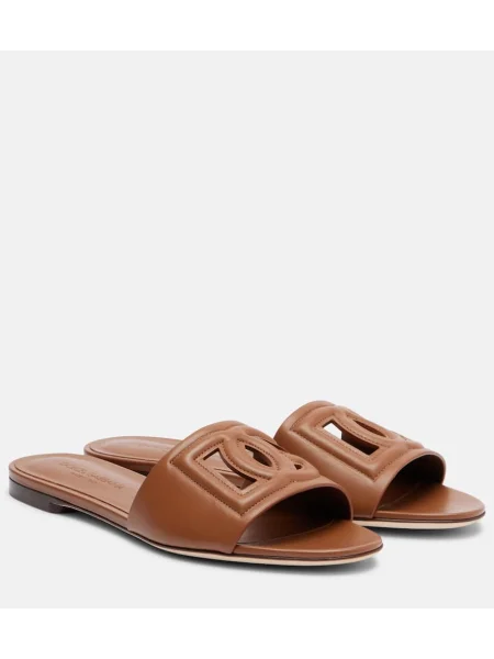 Sandale Dolce&gabbana din piele maro