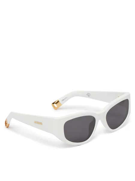 JACQUEMUS Okulary przeciwsłoneczne biały