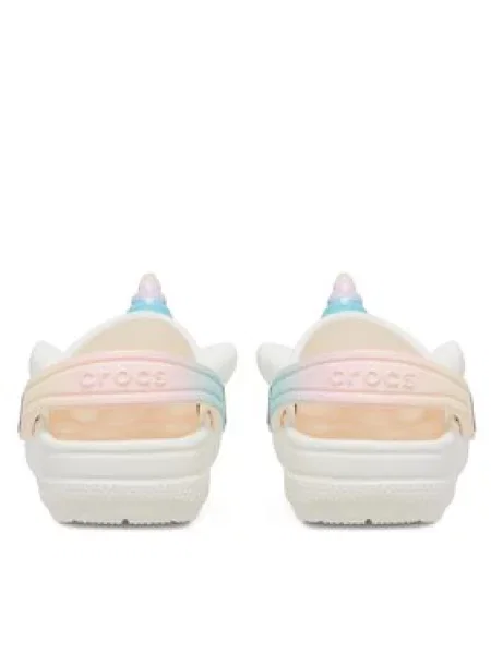 Natikače Crocs Classic Iam Rainbow Unicorn Clog T bijela