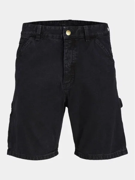 Jack&Jones Džínsové šortky Jjitony čierna