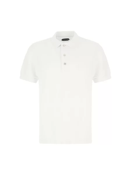 Koszulka polo Tom Ford biała