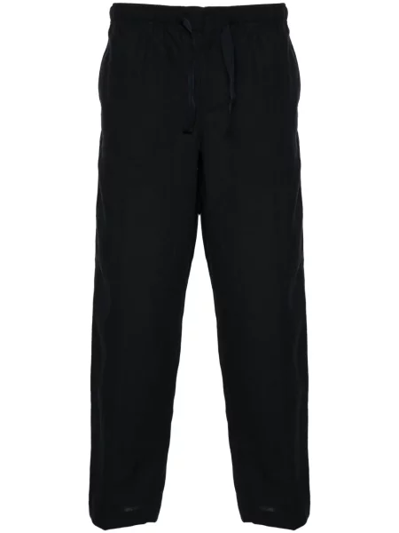 Lněné zúžené kalhoty Orlebar Brown modré