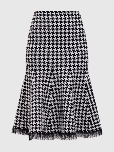 Спідниця міді у візерунок Alexander Mcqueen