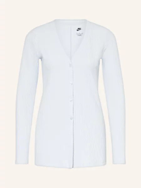 Nike Žerzejová Bunda Sportswear Chill Knit tmavě modrá