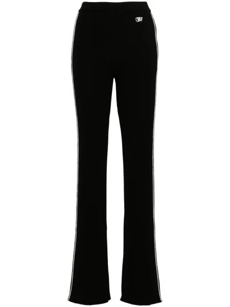 Pantaloni Off-white cu dungi alb