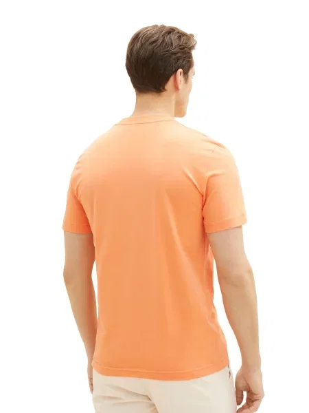 TOM TAILOR Tricou portocaliu alb
