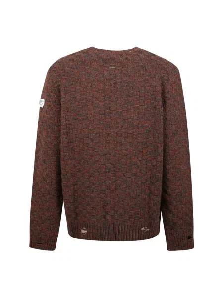 Maison Margiela sweter wełniany brązowy