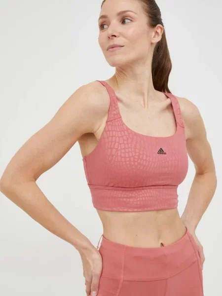 Športová podprsenka adidas Performance Powerimpact ružová