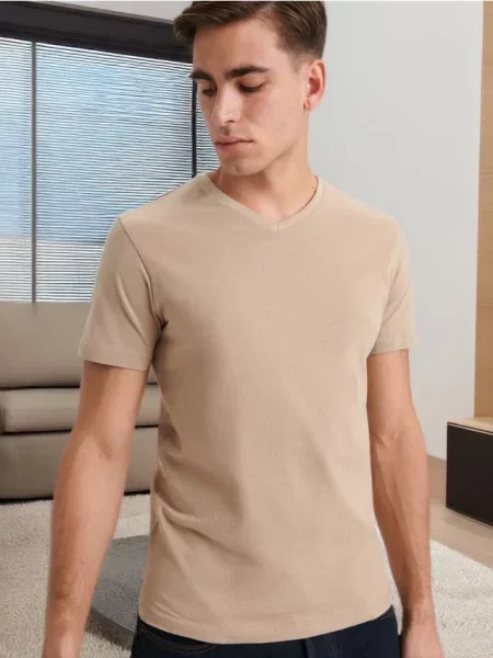 Sinsay Koszulka beżowy