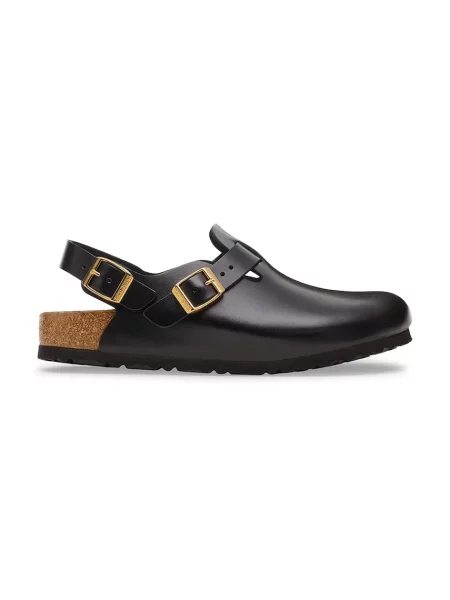 Birkenstock șlapi de piele Tokio HEX negru