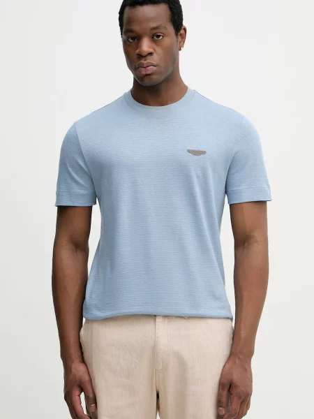 BOSS tricou de in BOSS X ASTON MARTIN albastru