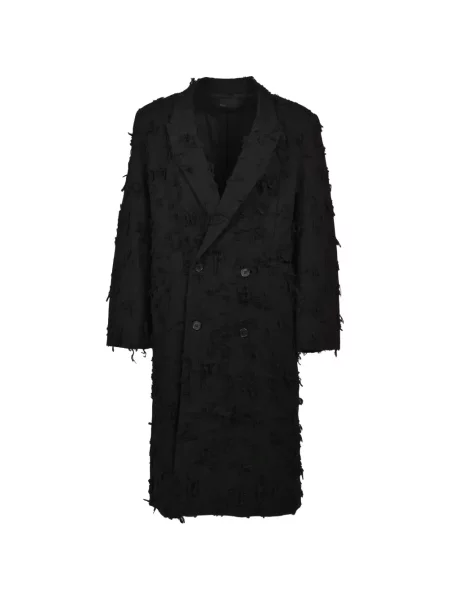 Palton Filth din jacard negru