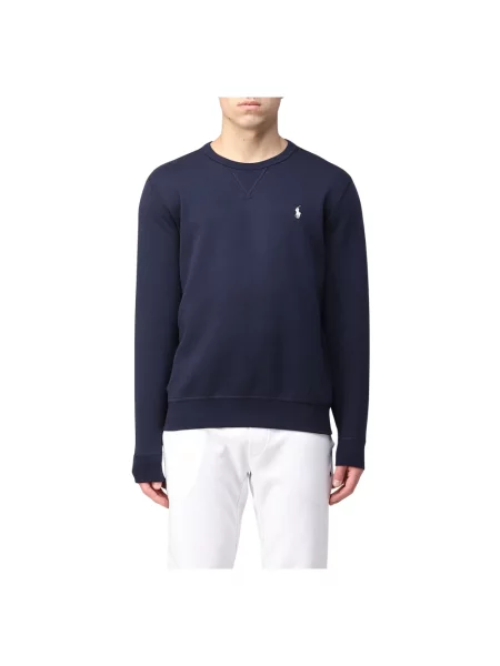 Bluza z wyhaftowanym logo Polo Ralph Lauren niebieska