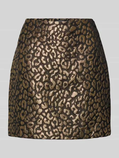 Spódnica ołówkowa ze wzorem na całej powierzchni Lauren Ralph Lauren czarna