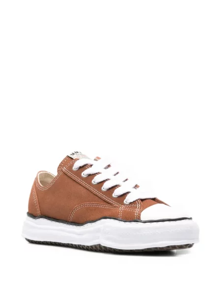 Sneakerși Maison Mihara Yasuhiro din piele de căprioară maro