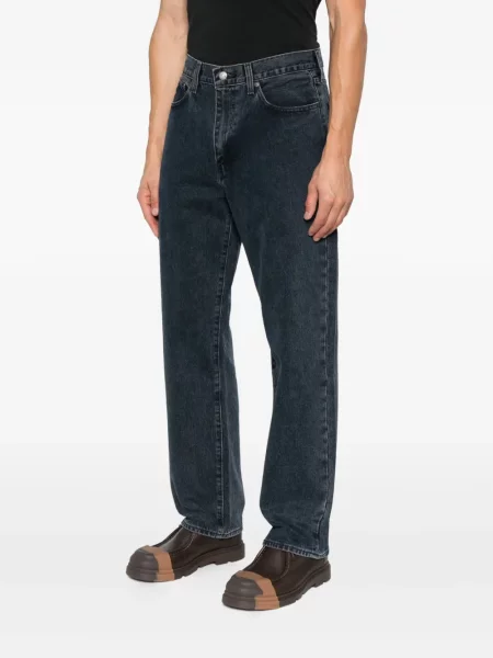 Blugi Levi's® cu imagine cu model leopard din piele negru