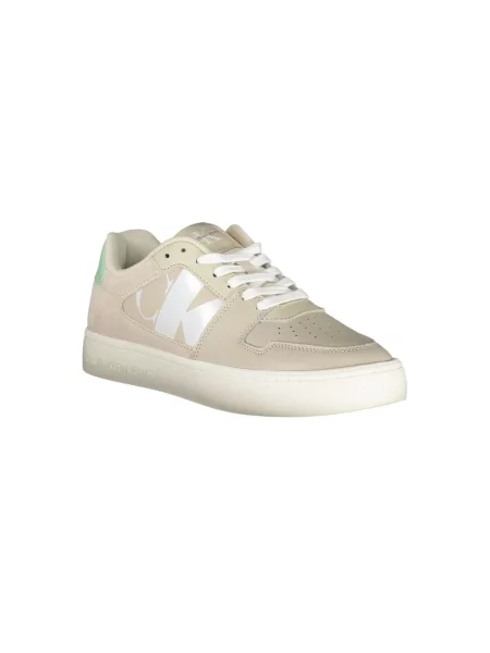 Sneakersy Calvin Klein Jeans klasyczne beżowe