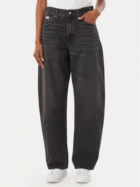 Calvin Klein Jeans Farmer Barrel Fit fekete