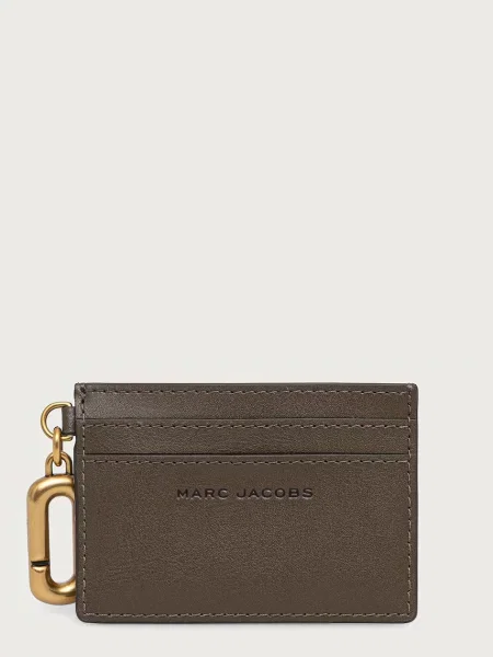 MARC JACOBS etui za kartice usnjeni SCENE zelena