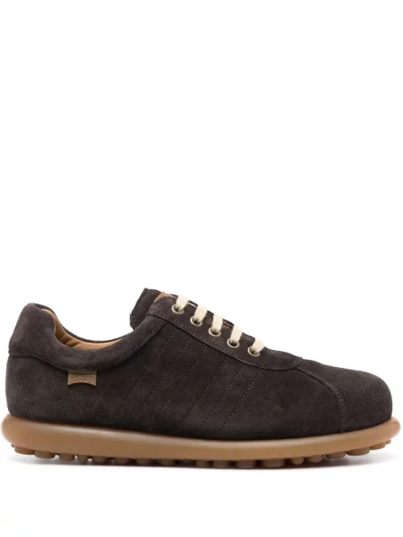 Sneakerși Camper din piele de căprioară maro