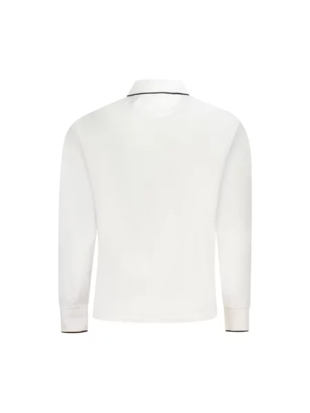 Długi polo North Sails z długim rękawem białe