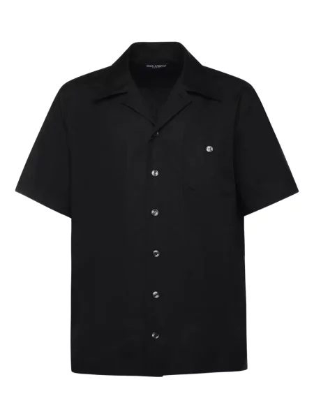 Cămașă Dolce & Gabbana scurtă negru