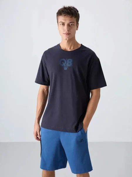 Tommy Life Tričko námořnická modř
