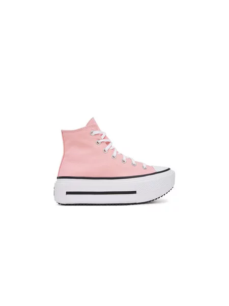Converse Plátěnky Chuck Taylor All Star Lift Double Stack růžová