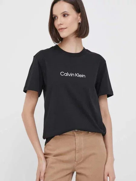 Tričko Calvin Klein černá bílé