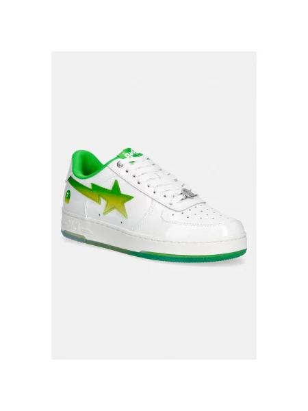 Sneakersy A Bathing Ape® skórzane białe