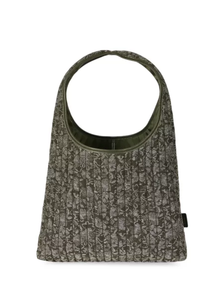 Matlasat geantă shopper Paul Smith cu model floral cu imagine verde