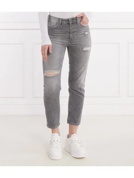 DONDUP made in Italy Blugi KOONS JEWEL gri