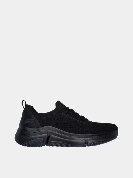 Кожаные кроссовки Skechers черные