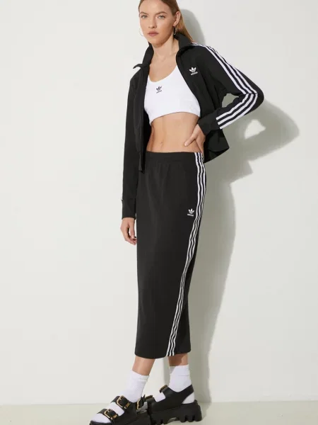 Φούστα adidas Originals Knitted Skirt μαύρο