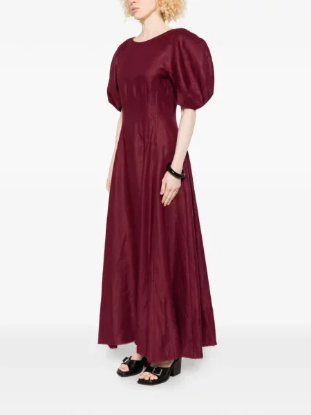 Rochie maxi Gabriela Hearst roșu