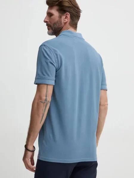 BOSS Orange polo Prime niebieska