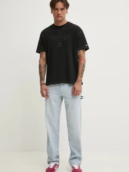 Rifle Tommy Jeans modrá