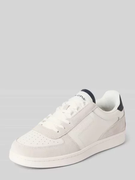 Sneakersy niskie z naturalnej skóry bydlęcej Marc O'polo białe