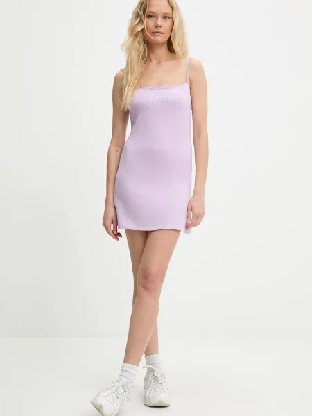 Сукня Juicy Couture HAYLEY MINI DRESS mini облягаюча фіолетовий