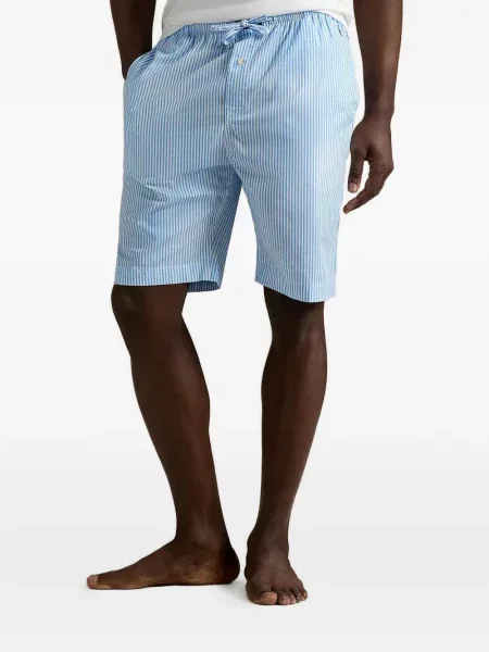 Ριγέ σορτς Polo Ralph Lauren με σχέδιο με κορδόνι μπλε
