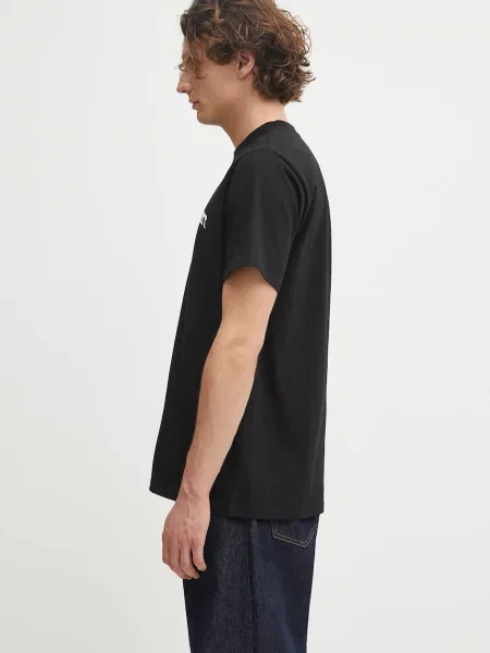 T-shirt Carhartt WIP S/S University Script T-Shirt UNISEX Black/ White L λευκό