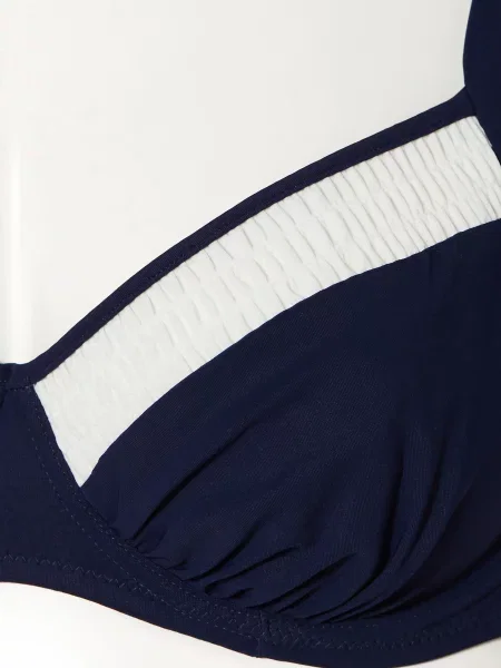 Lidea Gorset Bikini Nautic Edge blau białe