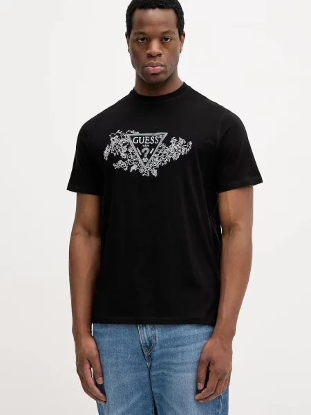 Тениска Guess черно